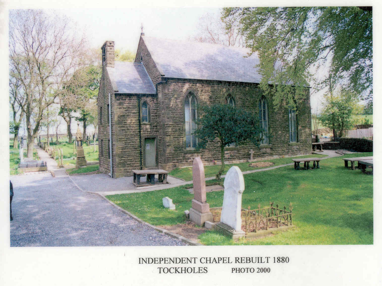 Independent Chapel at Tockholes rebuilt in 1880